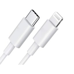 Cable USB-C a Lightning DLH DY-TU4090W 1 m Blanco