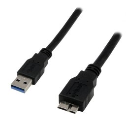 Cable USB 3.0 MCL 1,8 m Micro-USB B a USB A Negro