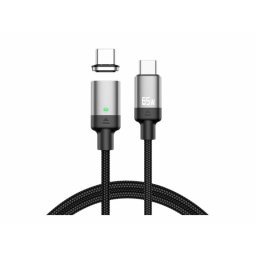 Cable USB-C a USB-C DLH DY-TU5210 1 m Negro Gris