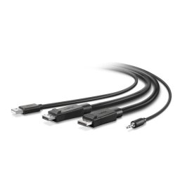 Cable KVM Belkin F1D9020B06T 1,8 m DisplayPort USB Macho
