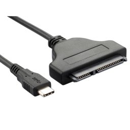 Cable adaptador USB-C a SATA III para disco duro 2.5" SSD o HDD