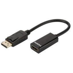 Adaptador Displayport Macho a HDMI Hembra DLH DY-TU4664B 0,23 m Negro