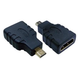 Cambiador de cables HDMI A a HDMI micro-D MCL CG-285 Negro