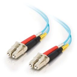 Cable de fibra óptica C2G 85554 10 m LC a LC OFNR multimodo 50 µm