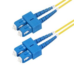 Cable de Fibra Óptica Dúplex SC a SC OS2 Monomodo StarTech.com 1 m
