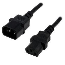 Cable de alimentación MCL 5 m C14 macho a C13 hembra