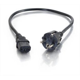 Cable de alimentación C2G 10 m, conector macho a hembra, negro