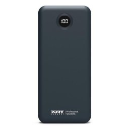 Batería externa Port Designs 907006 10000 mAh Power Delivery Carga rápida Negro