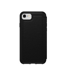 Funda para móvil OtterBox Strada Folio Cuero Negro con cierre magnético para iPhone SE 2ª gen/8/7
