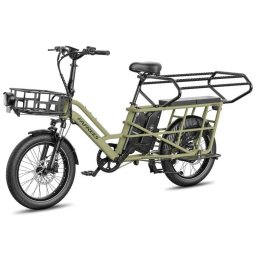 Bicicleta eléctrica plegable Fafrees FF20 CUV 20" batería 48V 30Ah motor 250W doble amortiguación