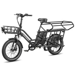 Bicicleta Eléctrica Plegable Fafrees Ff20 Cuv 20" 250W 48V30AH Negro
