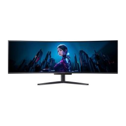 Monitor Acer Predator X49 Xbmipphuzx 49" Dual QHD 240Hz QD-OLED curvo ajuste altura