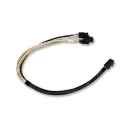 Cable Adaptador SAS Broadcom L5-00219-00 SFF-8643 a 4x SATA 7-pin Negro