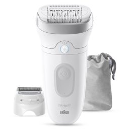 Depiladora Braun Silk-épil 7 8700216963503 Inalámbrica 2 Velocidades 40 Pinzas Seco y Húmedo Cabezales