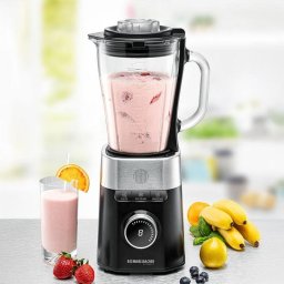 Batidora de vaso Rommelsbacher MX 1260 1200 W Negro Acero inoxidable Transparente
