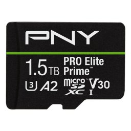Tarjeta microSD PNY PRO Elite Prime 1,5 TB Clase 10 UHS-I U3 V30 A2