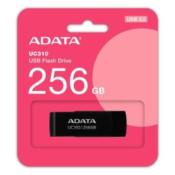 Unidad flash USB ADATA UC310 256 GB USB-A 3.2 Gen 1 negra giratoria