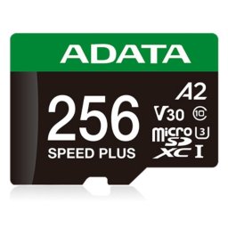 Tarjeta microSDXC ADATA Speed Plus 256 GB UHS-I U3 A2 V30 Clase 10