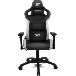 Silla Gaming Drift DR220 Tela Reposabrazos 4D Cojín Cervical y Lumbar