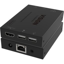 Vision HDMI-over-IP Receiver Receptor AV 1920 x 1200 Cat5e Cat6 Alámbrico USB Type-A