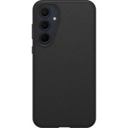 Funda para móvil Samsung OtterBox React reforzada antichoc negra para Galaxy A35 5G