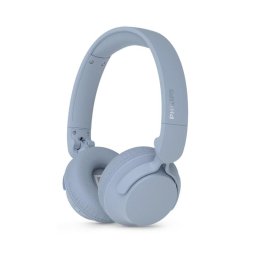 Auriculares Philips TAH4000LB/00 inalámbricos Bluetooth 6.0 para llamadas y música azul claro