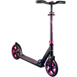 Patinete Muuwmi Vespa 215 mm Ruedas ABEC 7 Freno trasero Negro/Rosa neón