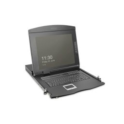 Consola KVM LCD Digitus DS-72221-6GE 19" Full HD 8 Puertos HDMI Modular 1U