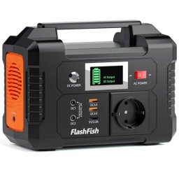 Estación de energía Welltin FlashFish 151Wh 2 AC, 2 DC, 3 USB Batería litio