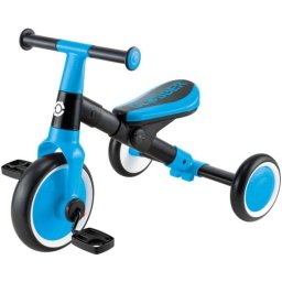 Triciclo 2 en 1 GLOBBER Learning Trike Celeste para niños