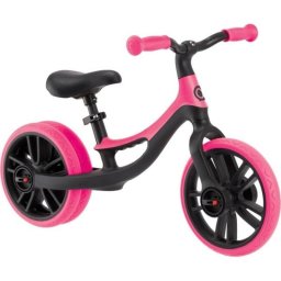 Bicicleta sin pedales GLOBBER Go Bike Elite Duo rosa neón 10