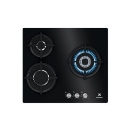 Placa de cocina a gas Electrolux KGE6633NOK 60 cm 3 quemadores SpeedBurner Wok