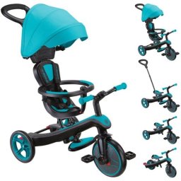 Triciclo Globber Explorer Trike 4 en 1 Turquesa