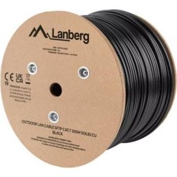 Cable de red Lanberg CAT7 SFTP 305m 100Gbit/s RJ45 600MHz