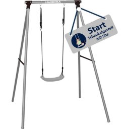 Columpio infantil HUDORA Start acero galvanizado 170 x 200 cm
