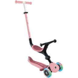 Patinete 3 en 1 Globber Go-Up Active Lights Scooter rosa/Baya 50 kg