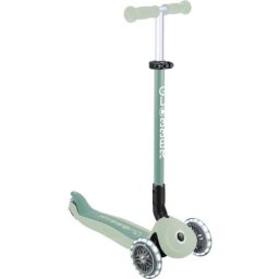 Patinete 3 en 1 Globber Go-Up Active Lights Eco Scooter Verde claro