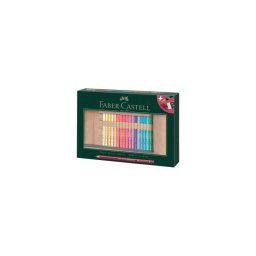 Juego De Lápices De Colores Faber-castell Polychromos Fc-110030 (30 Colores) En Estuche Enrollable