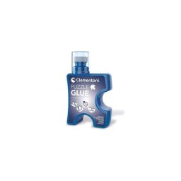 Clementoni Puzzle Glue 200 Ml: Pegamento Líquido Listo Para Usar Con Aplicador De Esponja, Secado Rápido Y Brillo Permanente Sin Efecto Bruma Para Puzzles