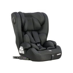 Siège Auto Enfant Bambisol Ay575n I-size Isofix Noir, 76 À 150 Cm, Harnais 5 Points, Top Tether, Tête Réglable