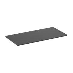 Kimex Tablero Para Escritorio Con Bordes Redondeados 150 X 75 Cm, Carbono