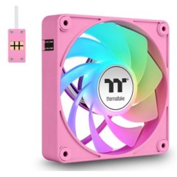 Refrigeración aire Thermaltake rosa neón 3 ventiladores 12 cm CT120 EX ARGB Sync