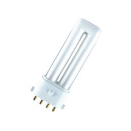 Lámpara fluorescente Osram Dulux S/E 7W 2G7 T12 20000h 400lm Blanco cálido
