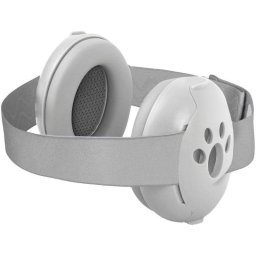 Casco antirruido Tineo para bebés ajustable, plegable y hipoalergénico gris
