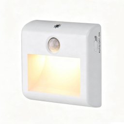 Enchufe Autrucker Luz Nocturna LED Sensor Movimiento Crepuscular Brillo Regulable