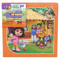 Rompecabezas Magnético 3 en 1 Spin Master Dora Juega y Viaja 25 piezas