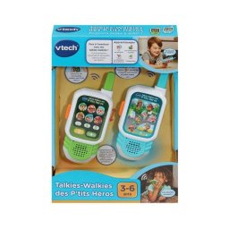 Walkie-talkies interactivos VTech Des P'tits Héros para niños 3-6 años