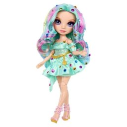 Muñeca de moda articulada Rainbow High Be Dazzling Celine Turquoise 27-28 cm