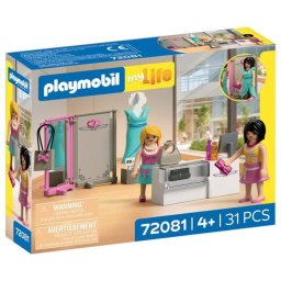 Set de juguetes Playmobil 72081 Boutique de Mode My Life - 31 Piezas, 2 Figuras
