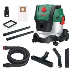 Aspirador seco y mojado Bosch PAS15-220 1200W 15L acero inoxidable adaptador universal